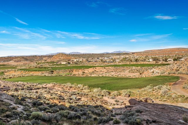 Coral Canyon golf fairway surrounded by desert scrub