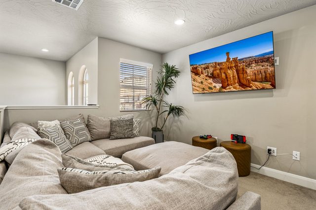 Upstairs loft sectional with smart TV at Escondido 2355