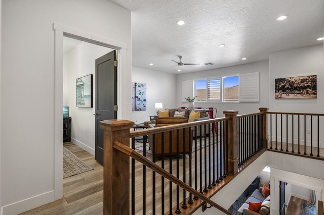 Upstairs landing overlooking the main floor
