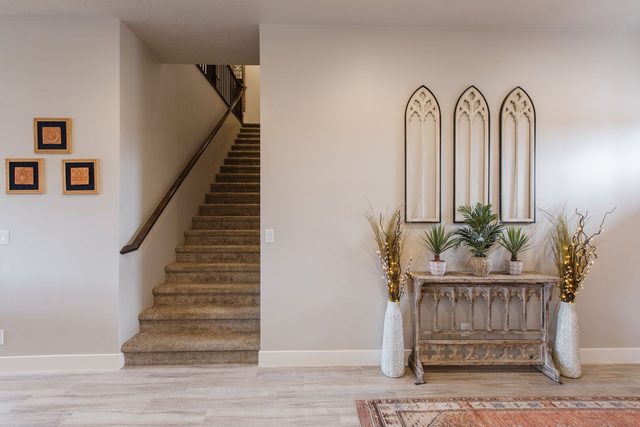 Entry area with staircase to the upper level at Ocotillo Springs 32