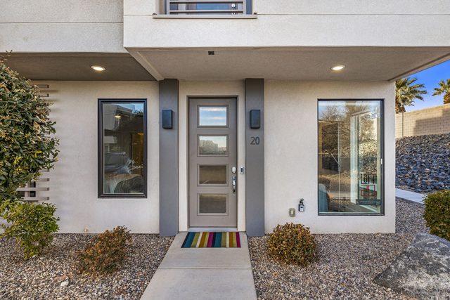 Front door and walkway of The Lofts 20